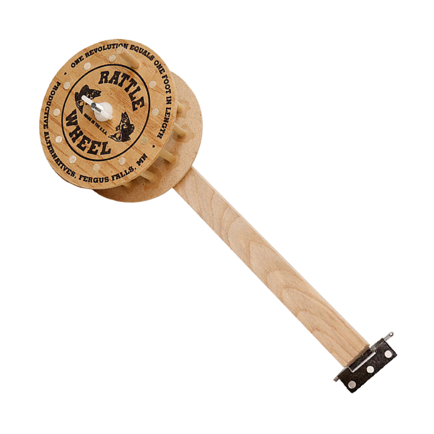 Rattle Wheel Hinged Arm